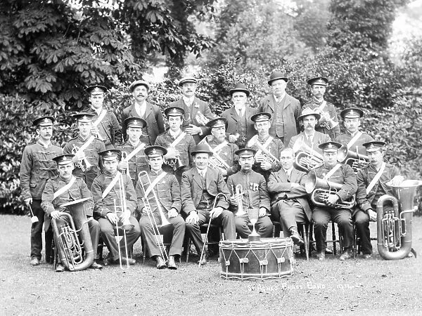 St Agnes Brass Band, Cornwall. Early 1900s