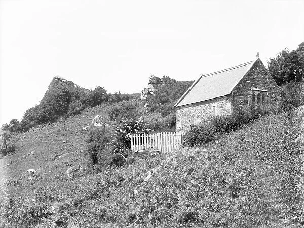 St Clether Chapel, Cornwall. June 1925