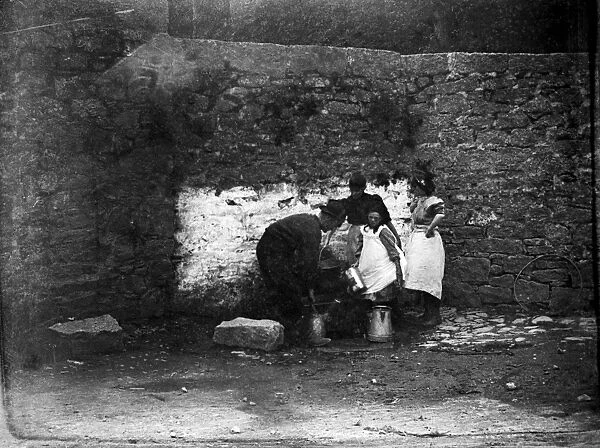 St Ias Well, St Ives, Cornwall. Early 1900s