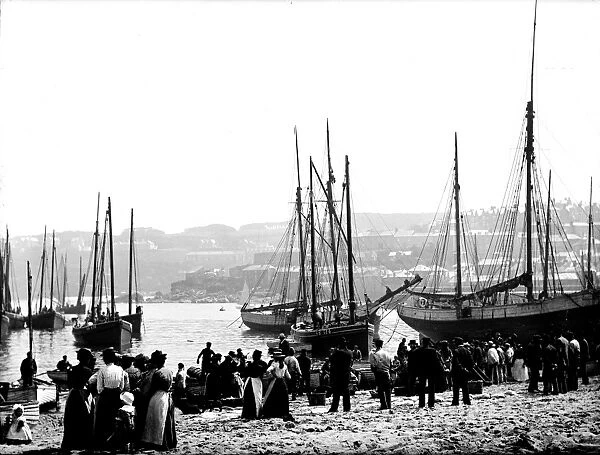 St Ives harbour, Cornwall. 1903