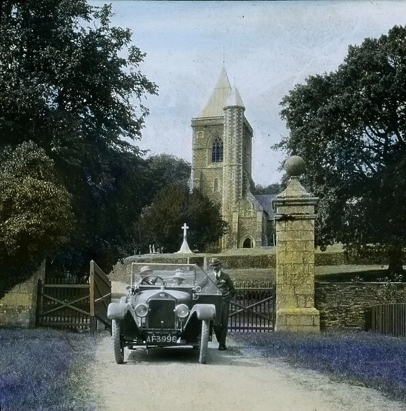 St Michael Penkivel church, Cornwall. Around 1925