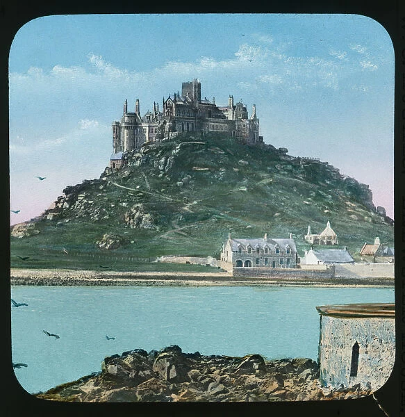 St Michaels Mount, Mounts Bay, Cornwall. Around 1900