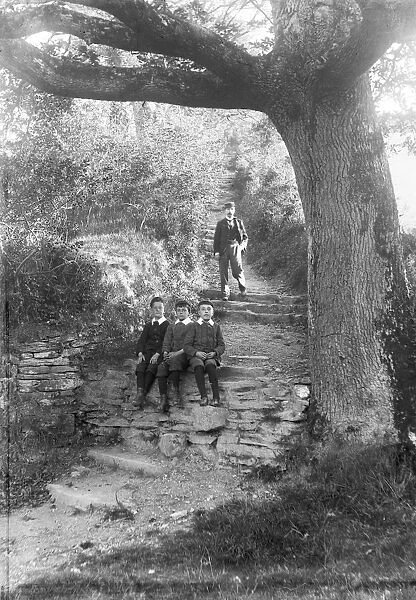 Forty Steps, Kenwyn, Cornwall. Early 1900s