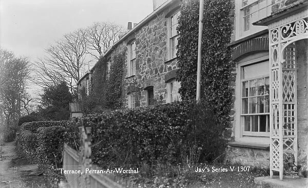 The Terrace, Perranarworthal, Cornwall. April 1928