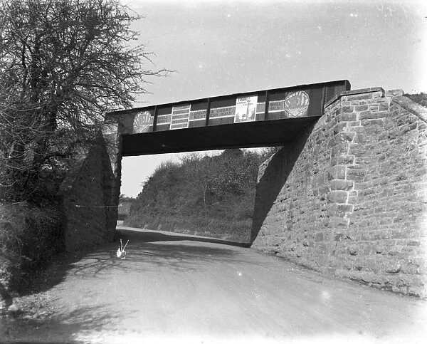 Tolgarrick railway bridge, Truro, Cornwall. 1920s