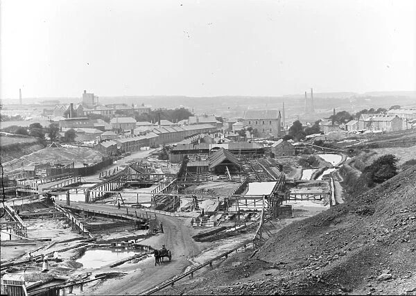 Tolvaddon Mine, Illogan, Cornwall. Around 1900