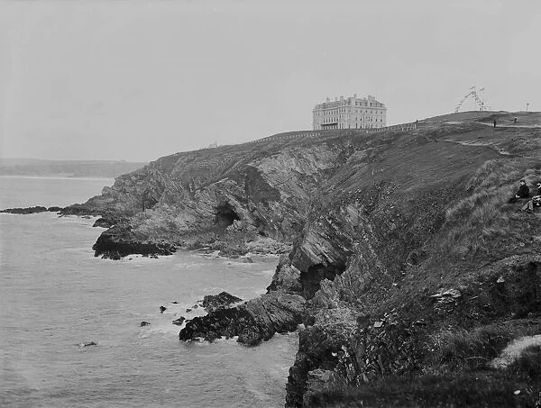 Towan Head, Newquay, Cornwall. 1900