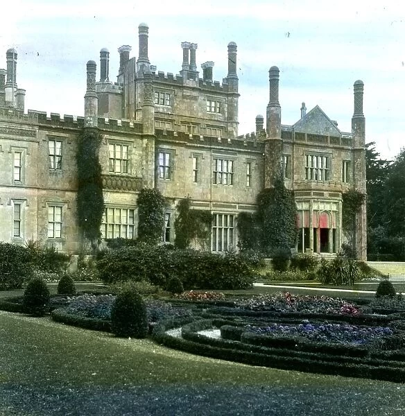 Tregothnan House and formal garden, St Michael Penkivel, Cornwall. Around 1925