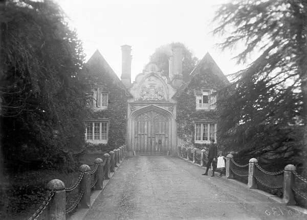 Tregothnan Lodge gatehouse, Tresillian, Cornwall. Early 1900s