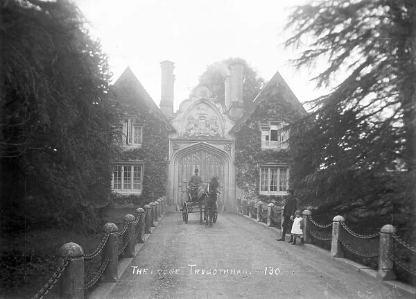 Tregothnan Lodge gatehouse, Tresillian, Cornwall