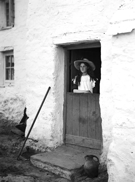 Treguth Farm, Holywell Bay, Cubert, Cornwall. 1905