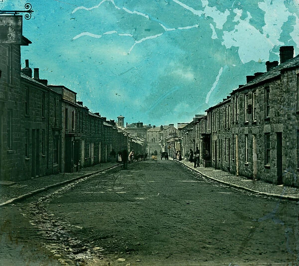 Trelowarren Street, Camborne, Cornwall. Around 1870