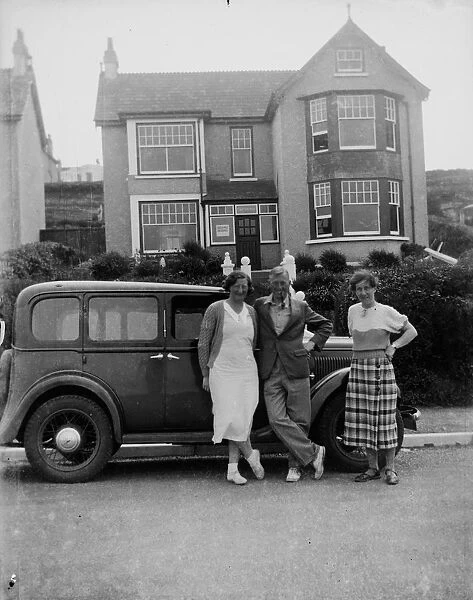 Trevena Guest House, 12 Esplanade Road, Pentire, Newquay Cornwall. Around 1930