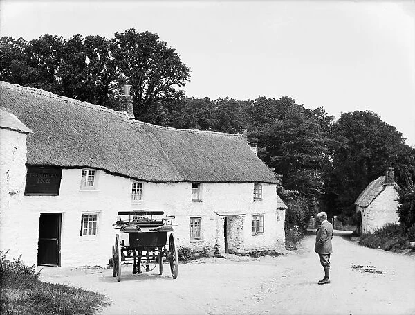 Trewithian Inn, Gerrans, Cornwall. 1912