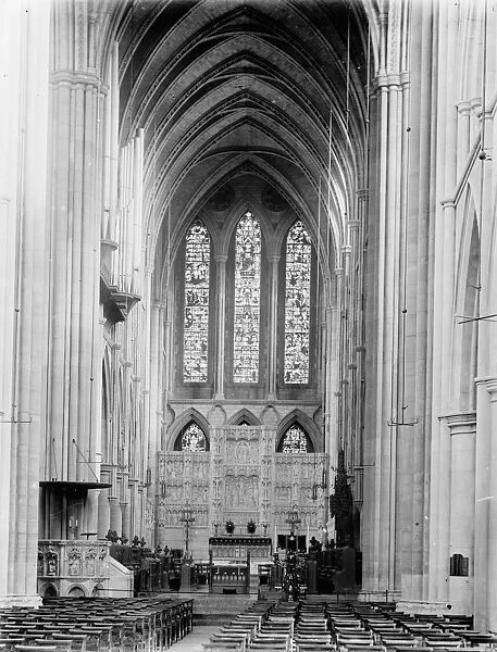 Truro Cathedral, Cornwall. Around 1910