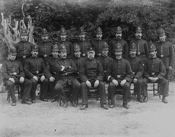 Truro City Police, Truro, Cornwall. Probably around 1890