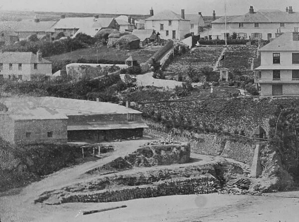 Unity pilchard cellar, Newquay, Cornwall. Before 1896