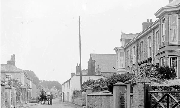 Vicarage Road, Fore Street, St Agnes, Cornwall. Early 1900s