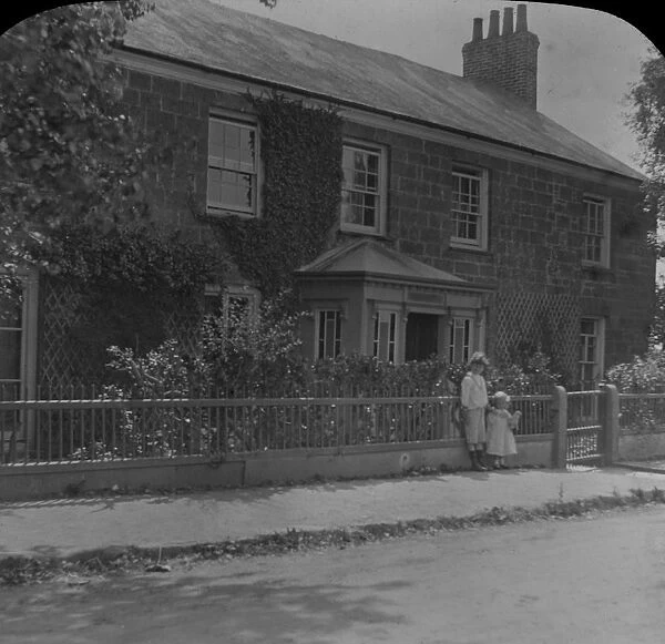 The Vicarage, St Columb Minor Churchtown, Cornwall. Early 1900s