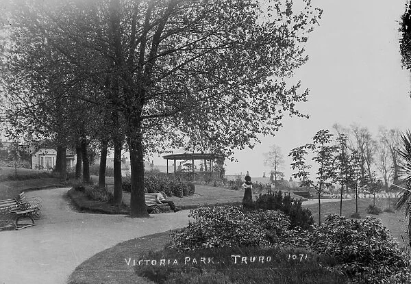 Victoria Gardens, Truro, Cornwall. Early 1900s