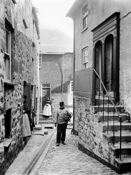 Virgin Street, St Ives, Cornwall. 1904