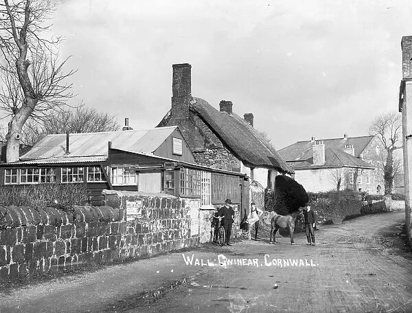 Wall, Gwinear, Cornwall. Early 1900s
