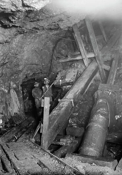 Wheal Grenville Mine, Camborne, Cornwall. Early 1900s