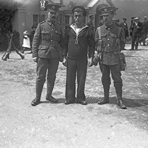 3rd DCLI recruiting march, The Lizard, Landewednack, Cornwall. 29th June 1915