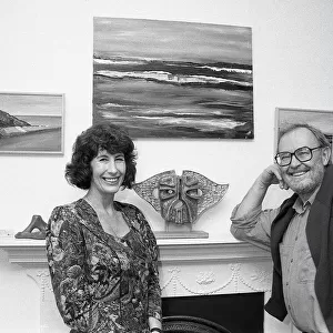 Artists at Dower House Gallery, Lostwithiel, Cornwall. November 1992