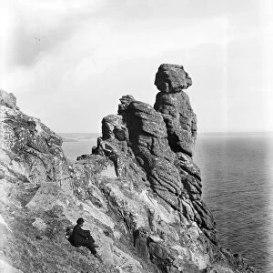 Bishop Rock, Rinsey, Breage, Cornwall. Probably early 1900s
