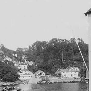 Bodinnick and ferry from Fowey, Lanteglos by Fowey, Cornwall. 1925