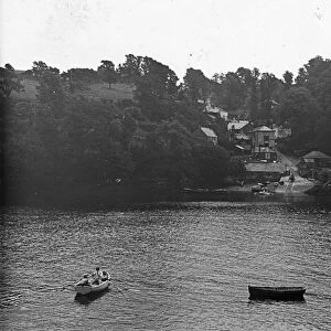 Bodinnick, Lanteglos by Fowey, Cornwall. Date unknown but probably early 1900s