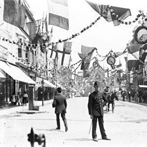 Boscawen Street, Truro, Cornwall. 1913