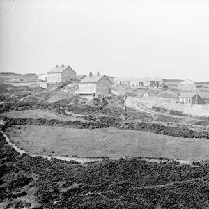 Bosorne from the south, St Just in Penwith, Cornwall. Around 1910 to 1920