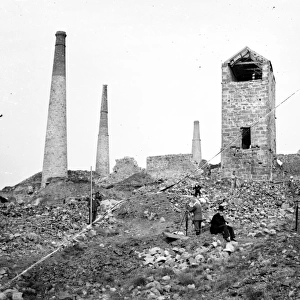 Botallack mine, St Just in Penwith, Cornwall. 1903