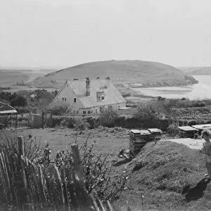 Brea Hill from Greenaway, Trebetherick Point, St Minver, Cornwall. 1920s or 1930s