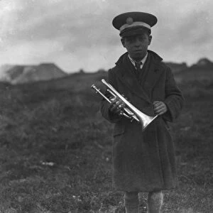 Bugle band contest, Bugle, Cornwall. Probably 1909