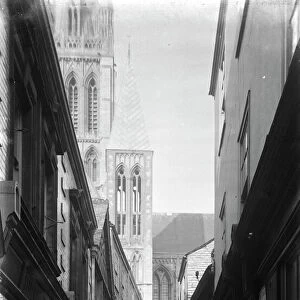 Cathedral Lane, Truro, Cornwall. Early 1900s