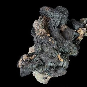 Chalcocite with Quartz, Cooks Kitchen Mine, Illogan, Cornwall, England