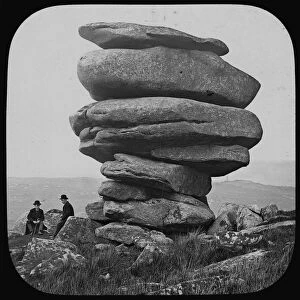 The Cheesewring, Stowes Hill, Bodmin Moor, near Minions, Linkinhorne, Cornwall. Late 1800s