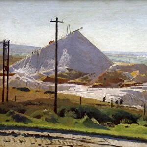 A China Clay Pit, Leswidden, Harold Harvey (1874-1941)