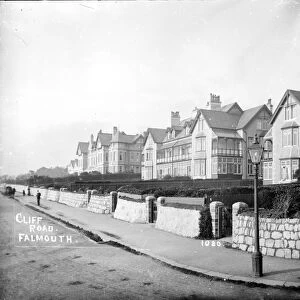 Cliff Road, Falmouth, Cornwall. Early 1900s