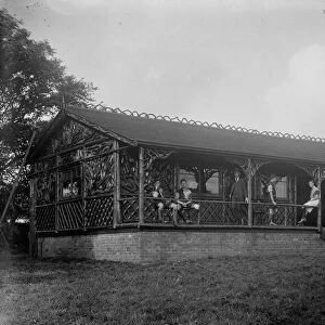 Clubhouse at Truro College Recreation Ground. Truro, Cornwall. 1920