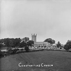 Constantine Church, Constantine, Cornwall. Early 1900s