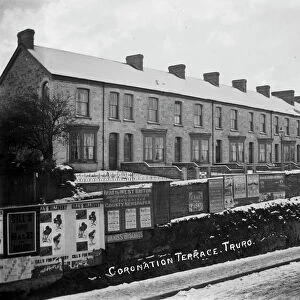 Coronation Terrace, Truro, Cornwall. Around 1906