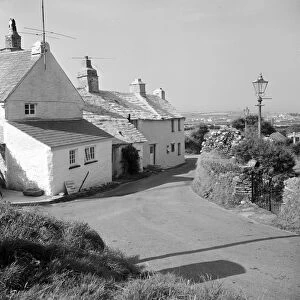 Cottages, Trenale Lane, near Trevillet, Tintagel, Cornwall. 1966