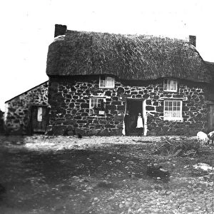 Crowgey Farm and yard, Ruan Minor, Cornwall. September 1902