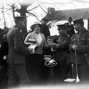 DCLI recruiting march, Cornwall. 1915
