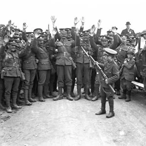 DCLI recruiting march, St Just in Penwith, Cornwall. 18th June 1915