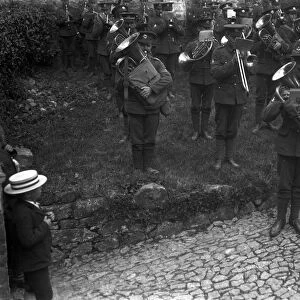 DCLI Recruiting march, St Kew, Cornwall, 13 August 1915